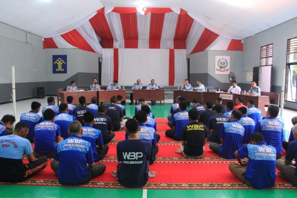Laksanakan Sidang TPP, Lapas Makassar Tekankan Keaktifan Pembinaan Kepada WBP