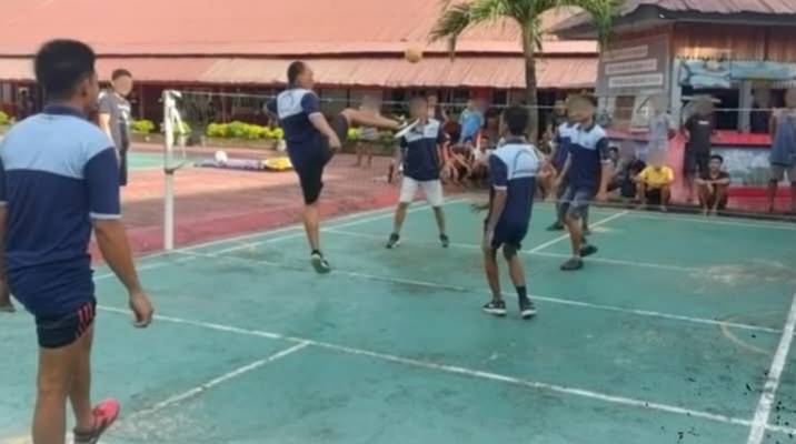 Usai Senam Pagi, Rutan Enrekang Gelar Pekan Olahraga dan Seni WBP Meriahkan HBP ke-61