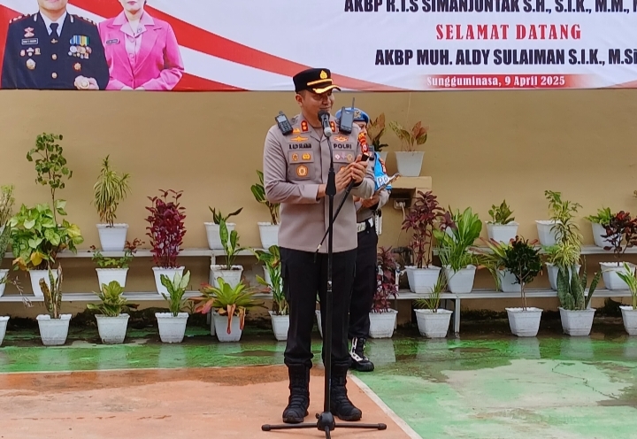 Kapolres Gowa Pimpin Apel Perdana, Luncurkan Terobosan Commander Wish/Strong Point