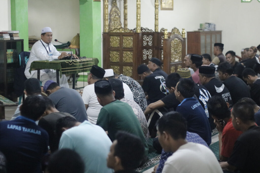 Bina Akhlak Warga Binaan, Lapas Takalar Gelar Pengajian Rutin