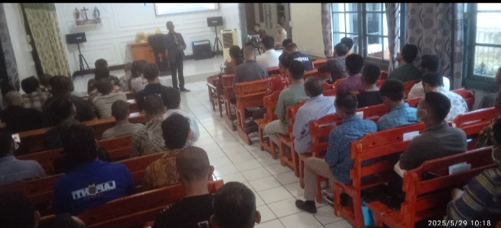 Meski Hari Libur, Lapas Pontianak Tetap Memfasilitasi Kegiatan Ibadah Umat Nasrani