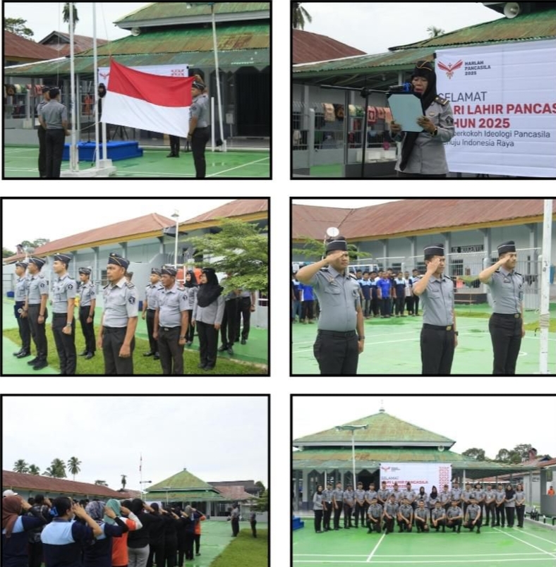 Dengan Semangat Kebinekaan, Rutan Masamba Gelar Upacara Hari Lahir Pancasila