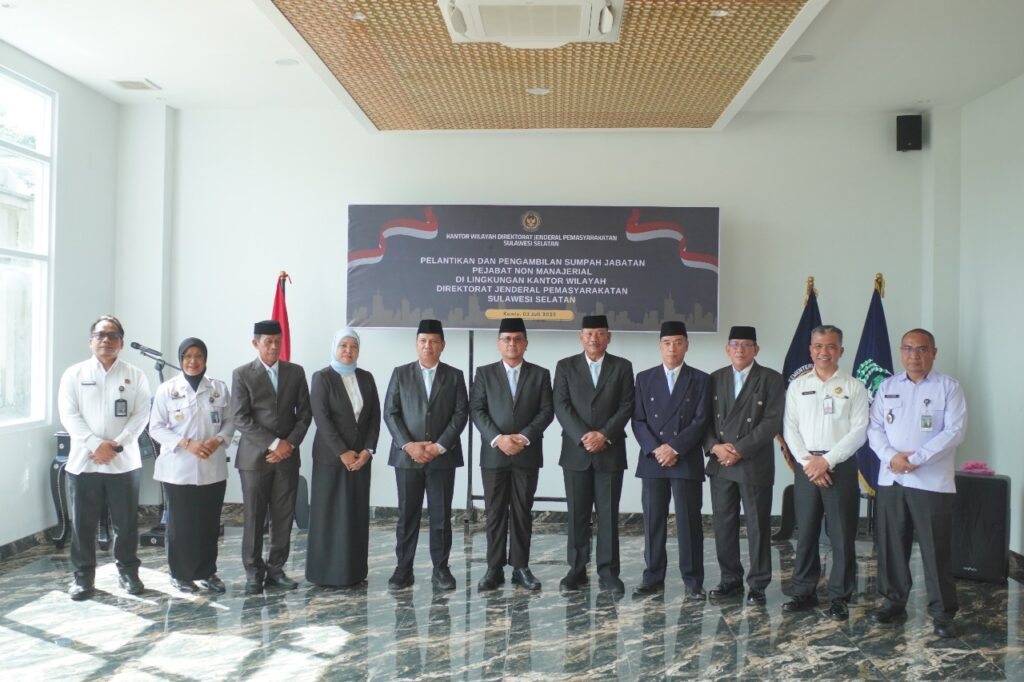 6 Pejabat Dilantik, Kalapas Sungguminasa Apresiasi Langkah Transformasi Pemasyarakatan