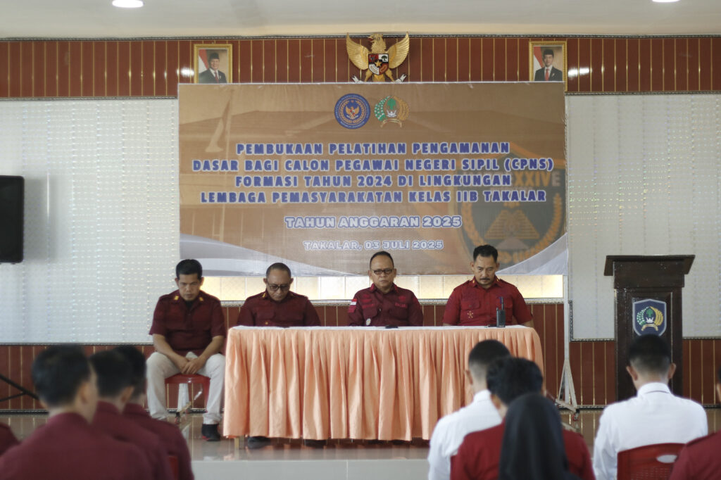 Terima 5 CPNS, Kalapas Takalar Pinta Berikan Kontribusi Positif bagi Organisasi