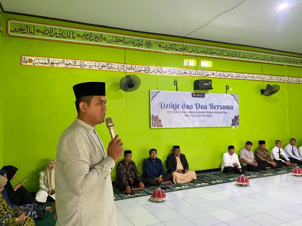 Dzikir dan Doa Bersama Rutan Sinjai Hadirkan Wakil Ketua MUI Sinjai