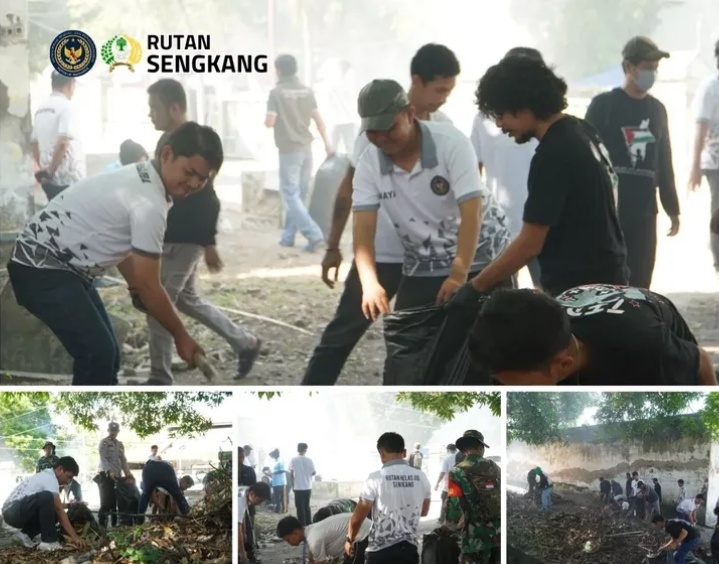 Sambut HBP ke-62, Rutan Sengkang Gotong Royong Bersihkan Rutan Lama