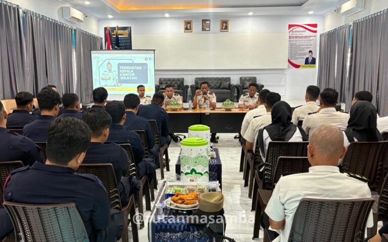 Tindak Lanjut Arahan Kakanwil Ditjenpas Sulsel, Rutan Masamba Perkuat Tupoksi Pegawai