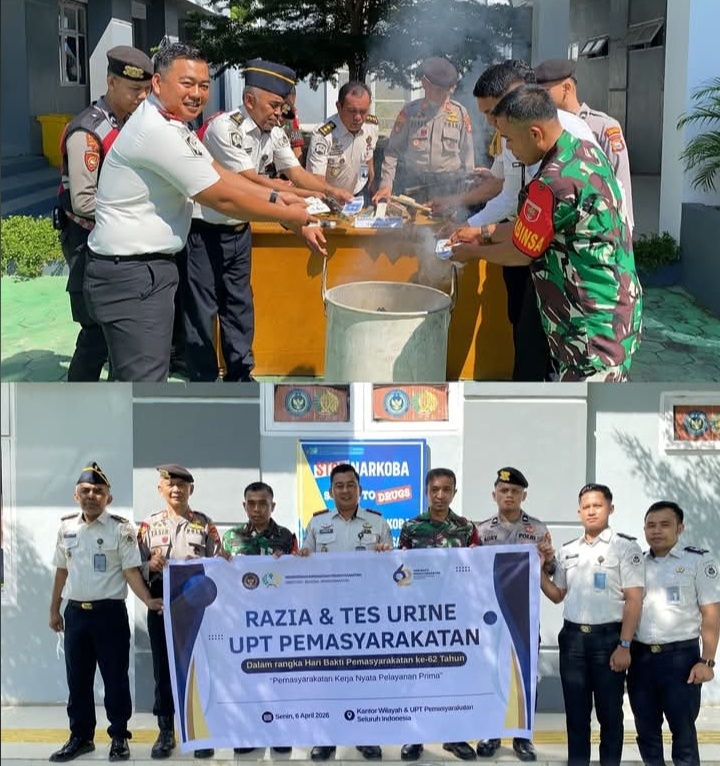 Rutan Jeneponto Gelar Razia dan Pemusnahan Barang Terlarang, Wujud Komitmen Lingkungan Bebas Narkoba