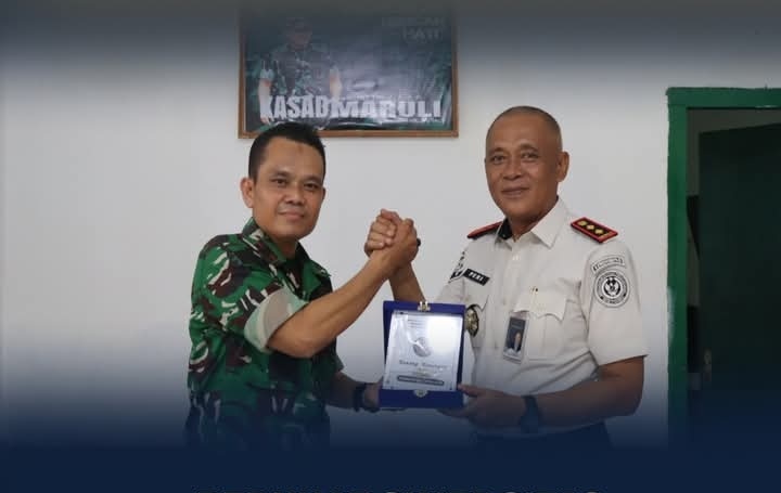 Perkuat Sinergitas, Kepala Rutan Sidrap Lakukan Koordinasi dengan Komandan Koramil 1420-30 Sidrap