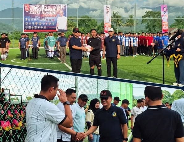 Semangat Sportivitas, Tim Rutan Malino Ikuti Pembukaan Kanwil Cup 2026 di Palopo
