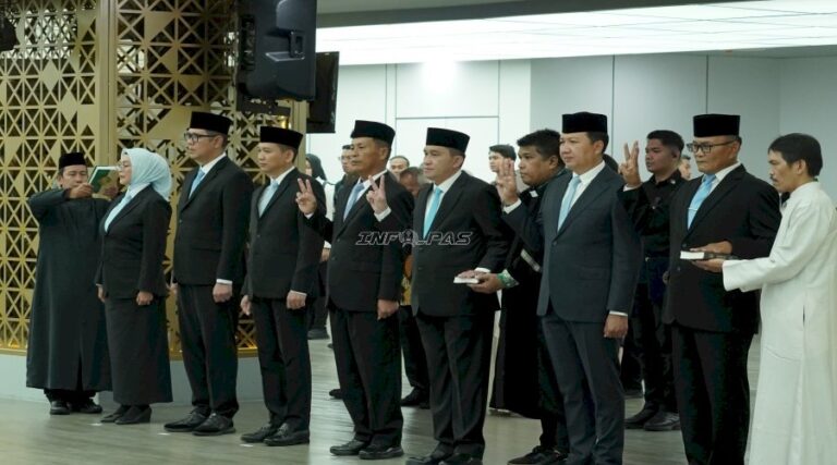 Tingkatkan Kinerja dan Layanan, Sejumlah Pimpinan Tinggi Ditjenpas Resmi Dilantik
