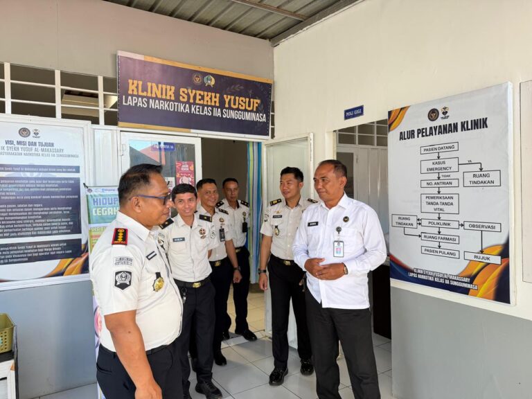 Perkuat Tata Kelola Pemasyarakatan, Lapas Narkotika Sungguminasa Terima Kunjungan Tim Asisten Deputi
