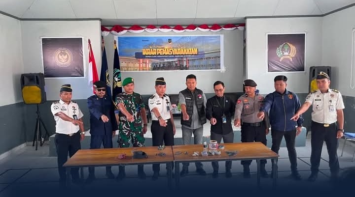 Rutan Sidrap Gelar Penggeledahan dan Tes Urin Bersama APH, Hasil Negatif Narkoba