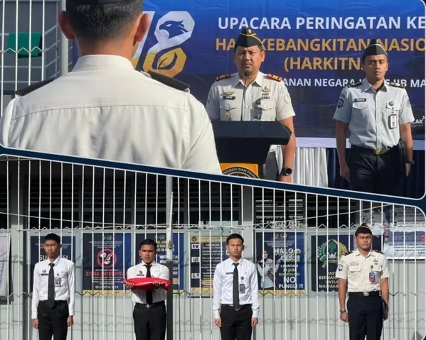 Rutan Malino Peringati Harkitnas Ke-118, Karutan Ajak Pegawai Jaga Semangat Kebangsaan
