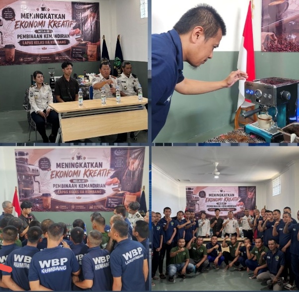 Lapas Kumbang Perkenalkan Ekonomi Kreatif, Pelatihan Barista Pertama Bekali Warga Binaan Keterampilan Kerja