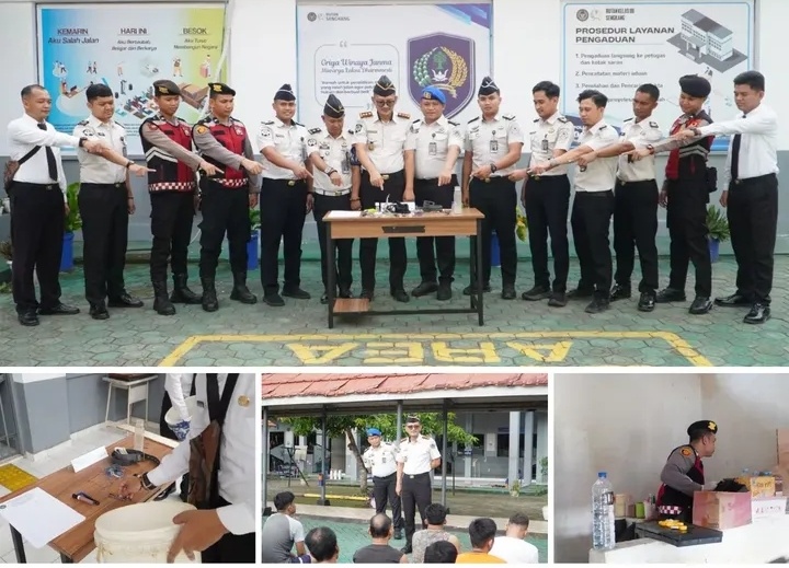 Libatkan Kanwil Ditjenpas Sulsel dan Polres Wajo, Rutan Sengkang Gelar Razia Gabungan