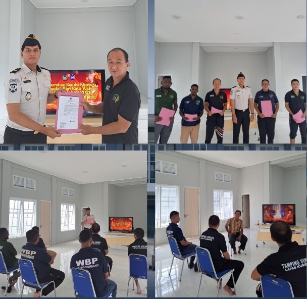 Ibadah dan Pemberian Remisi Khusus Hari Raya Waisak Perdana Dilaksanakan di Lapas Kelas IIA Kumbang