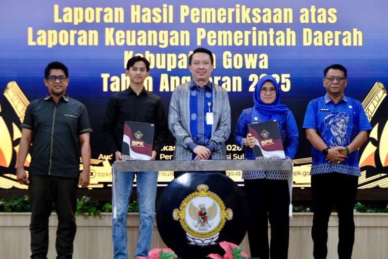 Pemkab Gowa Raih Opini WTP ke-14 dari BPK RI