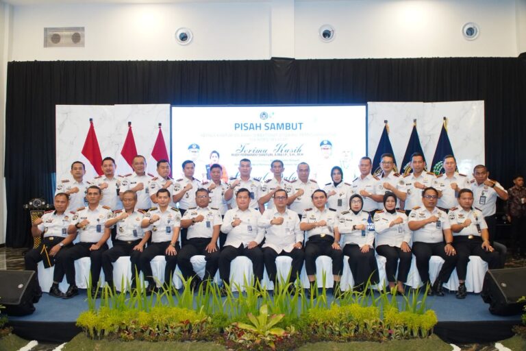 Estafet Kepemimpinan Kanwil Ditjenpas Sulsel, Kalapas Narkotika Sungguminasa Hadiri Pisah Sambut Kakanwil