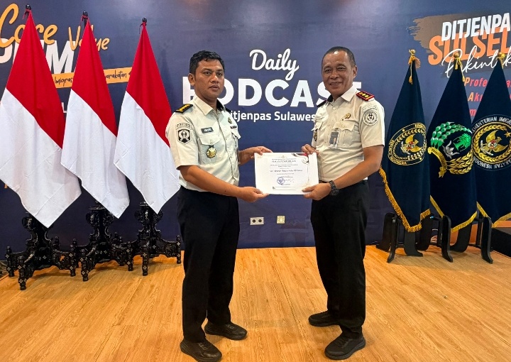 Membanggakan! Rutan Sidrap Raih Penghargaan Nasional Pelayanan Publik
