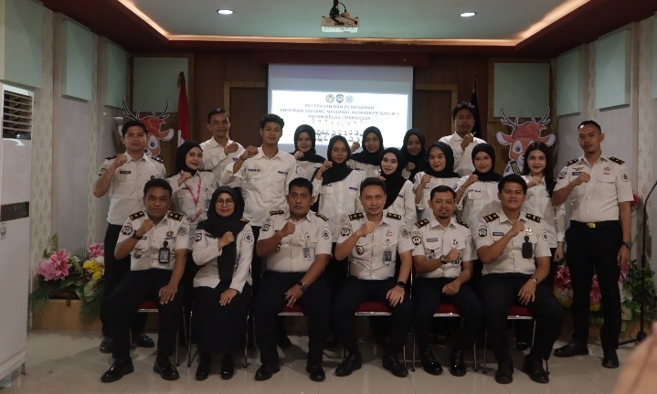Rutan Makassar Lepas Peserta Program Magang Nasional Kemnaker Batch 3