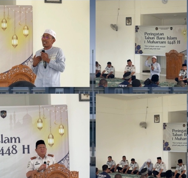 Lapas Kumbang Gelar Peringatan Tahun Baru Islam 1 Muharram 1448 H, Tanamkan Semangat Hijrah pada Warga Binaan