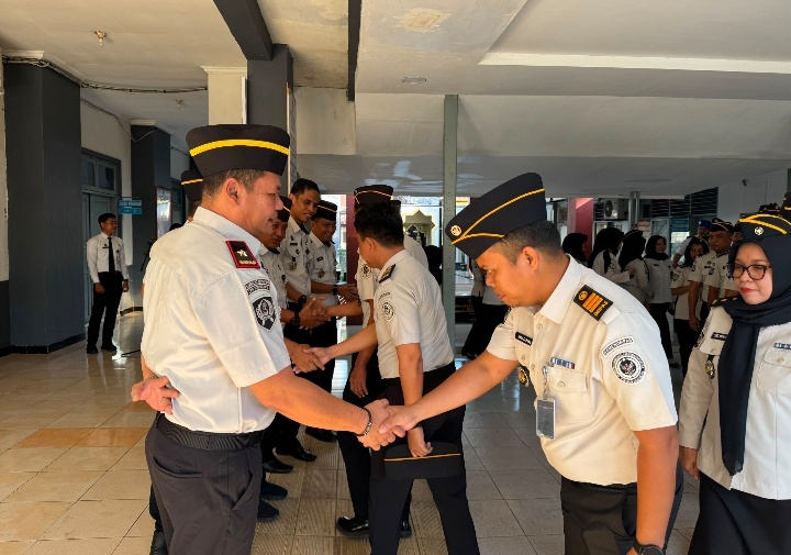 Apel Perdana, Kalapas Makassar Tegaskan Integritas, Pelayanan, dan Disiplin sebagai Fondasi Kinerja