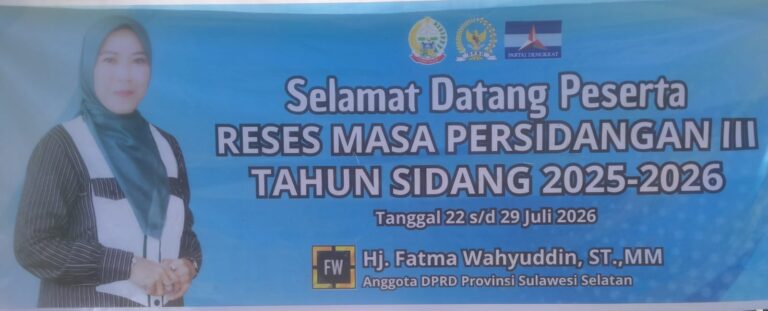 Reses Bukan Sekadar Formalitas, Hj. Fatma Wahyuddin: Rumah Rakyat Ada di Tengah Masyarakat