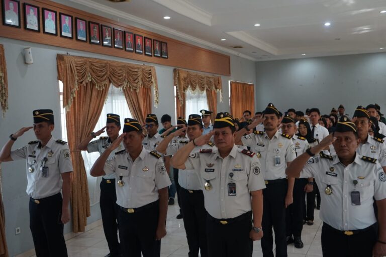 Lapas Makassar Ikuti Apel Bersama Kementerian Koordinator Bidang Hukum, HAM, Imigrasi dan Pemasyarakatan Secara Virtual