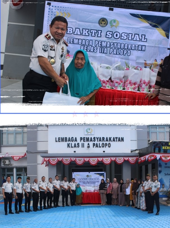 Lapas Kelas IIA Palopo Gelar Bakti Sosial, Wujud Kepedulian kepada Keluarga Warga Binaan dan Masyarakat