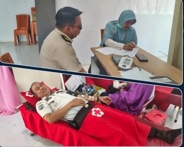 Semarakkan Hari Kemerdekaan, Rutan Malino Ikut Donor Darah PMI Tinggimoncong
