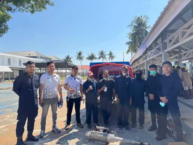 Lapas Makassar Gandeng Dinas Kesehatan Kota Makassar Laksanakan Fogging