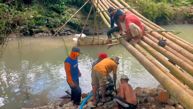 Dorong Konektivitas Wilayah, Pembangunan Jembatan Beton Tahap VI Kodim 1409/Gowa Mulai Berjalan
