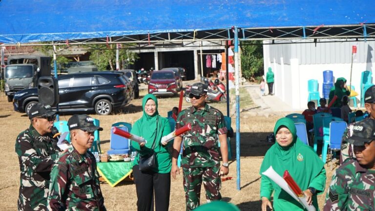 Kodim 1409/Gowa Gelar Pesta Rakyat Peringati Hari Kemerdekaan RI di Area KDKMP