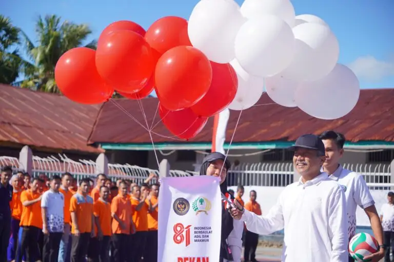 Semarak HUT Ke-81 RI, Lapas Watampone Resmi Buka Pekan Olahraga Pererat Kebersamaan