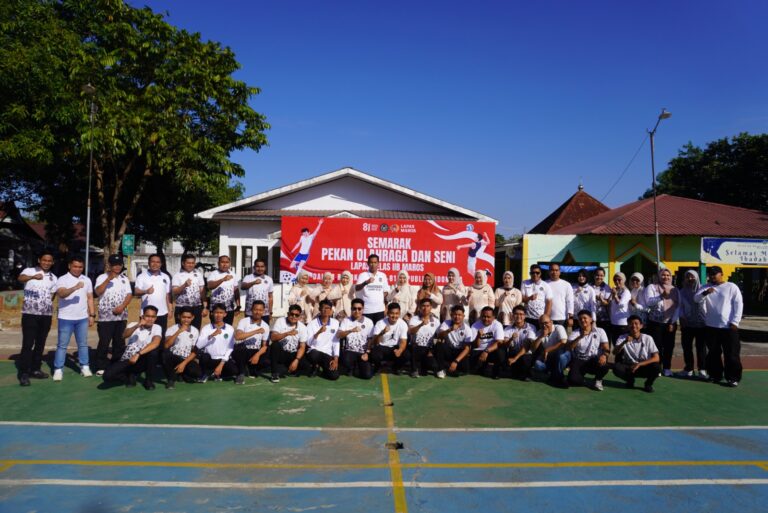 Semarak HUT Ke-81 RI, Lapas Maros Buka Pekan Olahraga dan Seni Narapidana