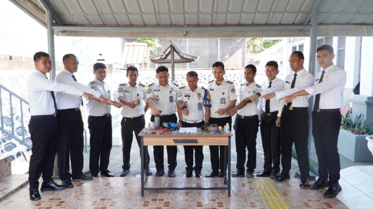 Rutan Sengkang Perkuat Deteksi Dini Lewat Razia Blok Hunian