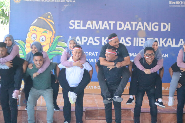 Perkuat Solidaritas, Lapas Takalar Gelar Perlombaan Tradisional Semarak HUT RI