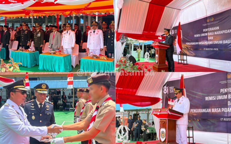 341 Narapidana Rutan Masamba Terima Remisi Kemerdekaan, Lima Orang Langsung Hirup Udara Bebas