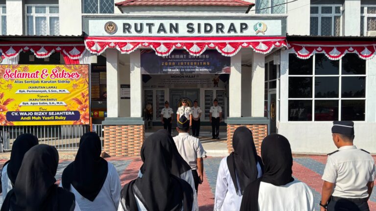 Apel Perdana Karutan Sidrap, Teguhkan Komitmen Profesionalisme, Sinergi, dan Integritas