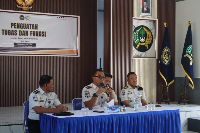 Penguatan Tugas dan Fungsi Pemasyarakatan, Jajaran Pegawai Rutan Sidrap Perkuat Komitmen Pelayanan
