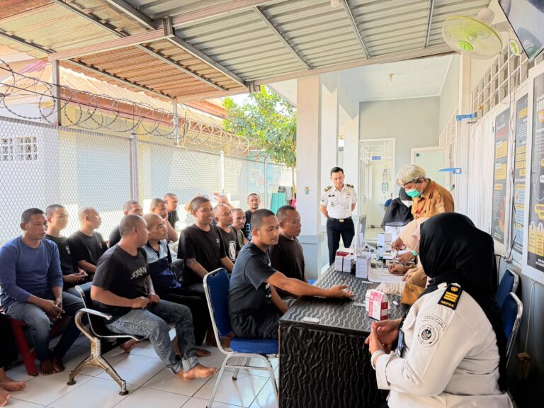 Perkuat Deteksi Dini HIV dan Sifilis, Lapas Narkotika Sungguminasa Gelar Mobile VCT bagi Warga Binaan