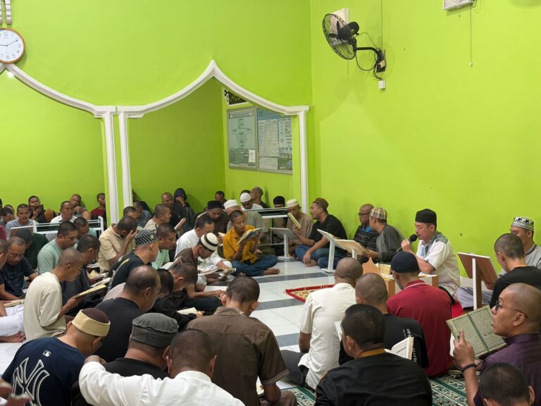 Perkuat Nilai Spiritual, Warga Binaan Sungguminasa Konsisten Ikuti One Day One Juz