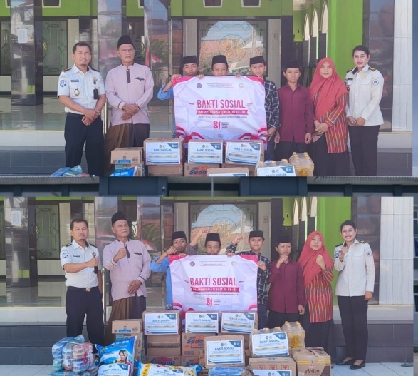 Lapas Kumbang Nusakambangan Gelar Bakti Sosial Semarak HUT Ke-81 Kemerdekaan RI