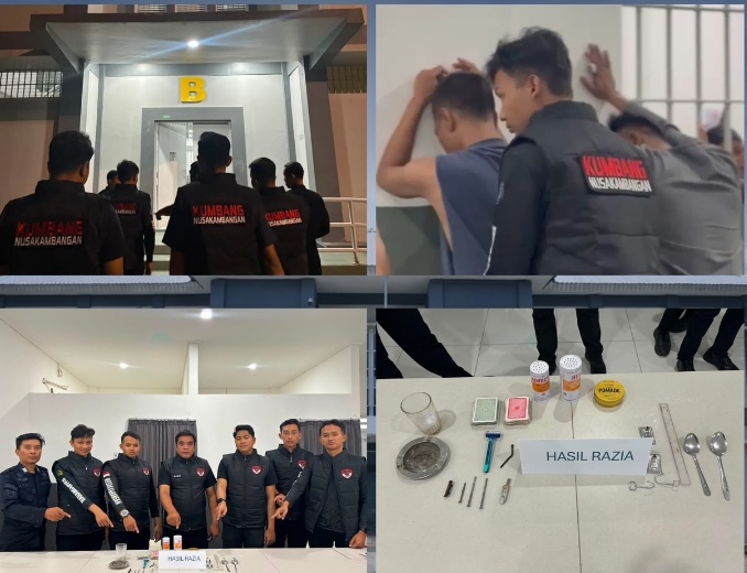 Razia Insidentil Rutin Digelar di Lapas Kelas IIA Kumbang, Jaga Keamanan dan Ketertiban Hunian Warga Binaan