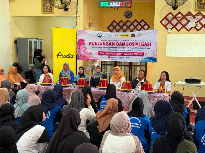 DWP BPBAP Takalar Bersama Prodia Sosialisasi Kesehatan di Lapas Perempuan Sungguminasa
