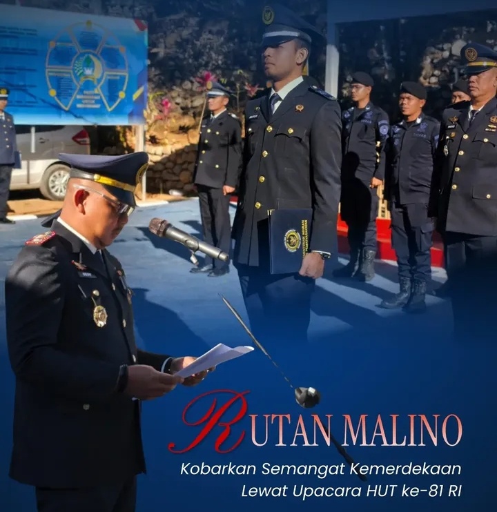 Rutan Malino Kobarkan Semangat Kemerdekaan Lewat Upacara HUT ke-81 RI