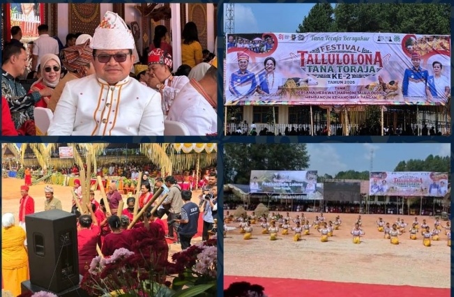 Perkuat Sinergi dengan Pemerintah Daerah, Kanwil Ditjenpas Sulsel Hadiri Puncak Hari Jadi ke-779 Toraja dan HUT ke-69 Kabupaten Tana Toraja