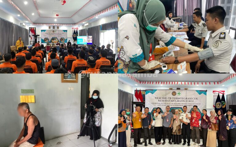 Deteksi Dini TBC di Balik Tembok Rutan, Rutan Masamba Gelar Tracing Terintegrasi Cek Kesehatan Gratis