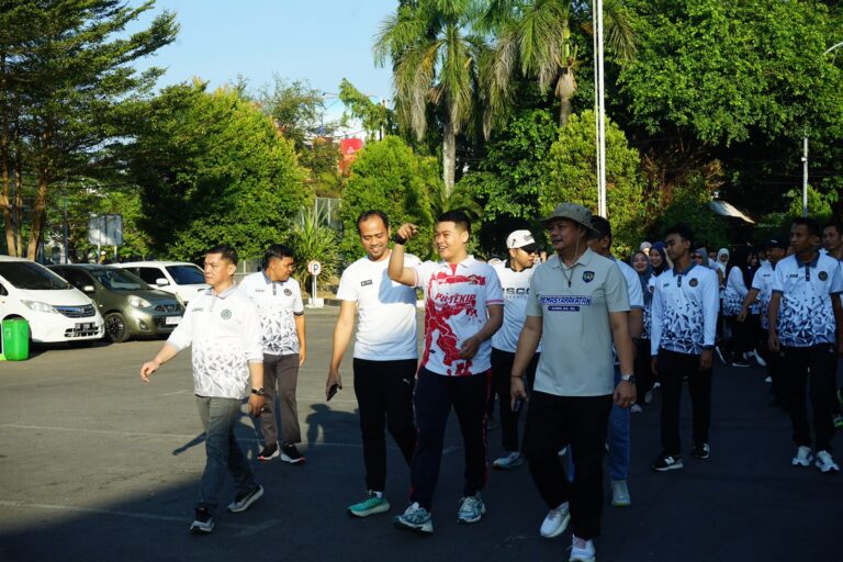 Lapas Makassar Semarakkan Sabtu Pagi dengan Olahraga dan Kebersamaan